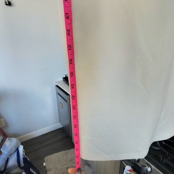 NWT Reformation White Foster Knit Midi Skirt Organic Cotton Small - Picture 12 of 13